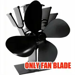 Hot Sale Airflow Fireplace Parts Heat Power Stove Top Fan For Wood Burner Log Burning Heat Distribution,Only fan blades