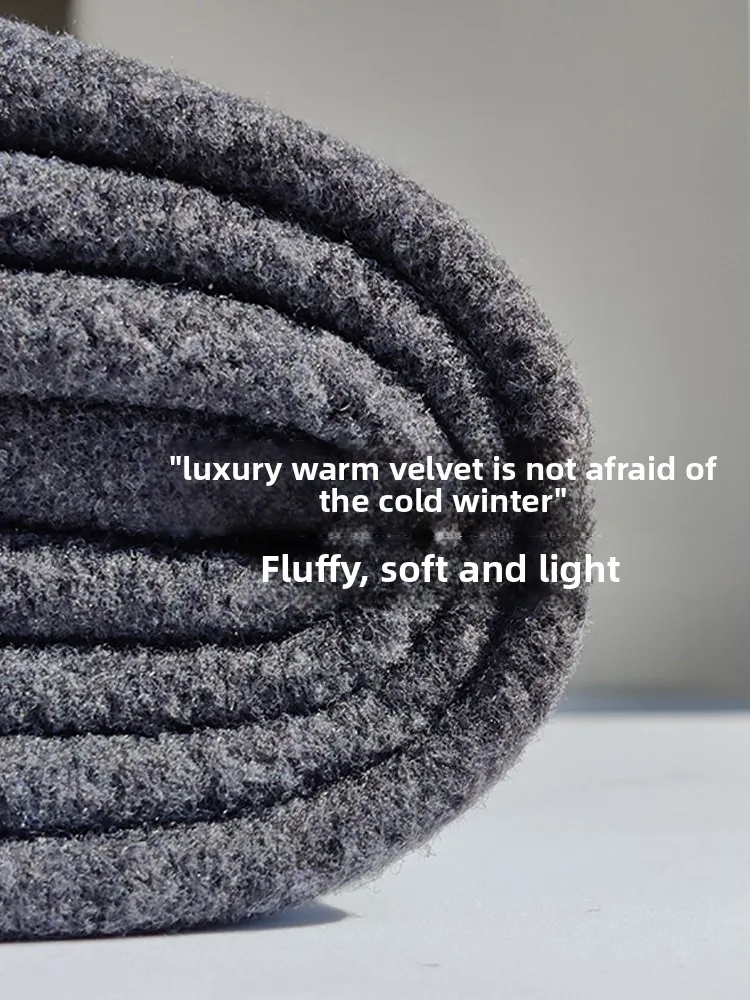 Yjq leggings femininas exteriores de veludo grosso outono e inverno abdômen levantar quadris cintura alta integração quente