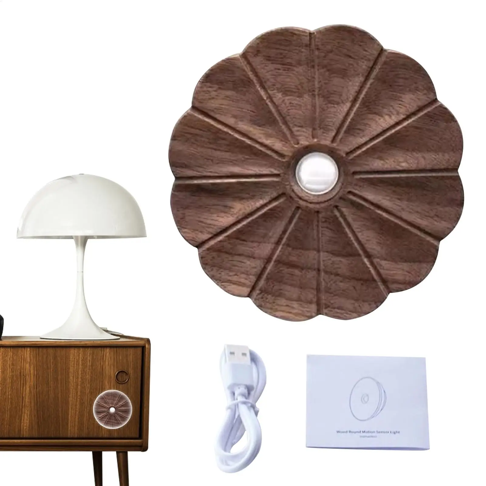 

Светодиодный светильник с USB-зарядкой, магнитный настенный светильник с датчиком движения, ночник для ванной, лестниц, прихожей, прикроватной зоны, кухни, спальни