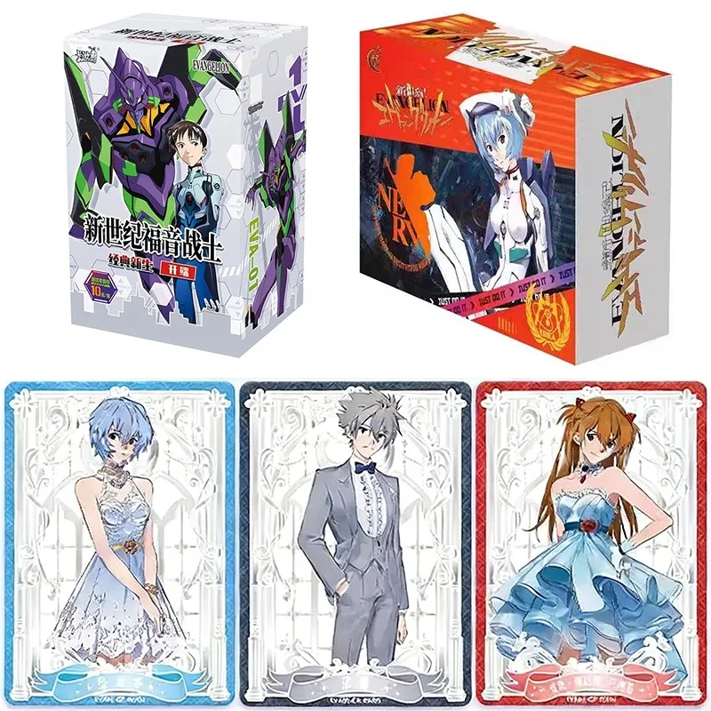 

Оригинальные коллекционные карточки Neon Genesis Evangelion Classic Rebirth Origin Series Limited Edition, аниме-атрибутика, карточки EVA для хобби