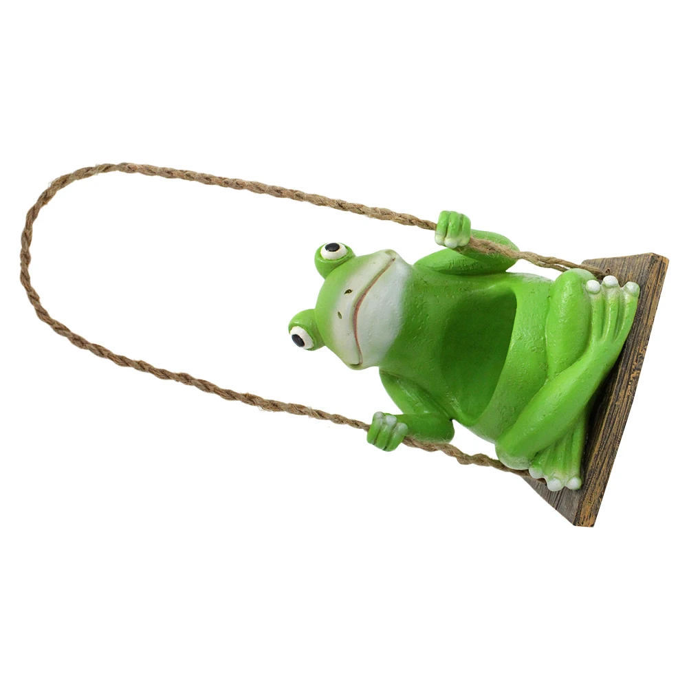 

Frog Swing Resin Hanging Flowerpot for Indoor Plants Succulent Cactus Hanging Frog Planter Home Decor Garden Supplies