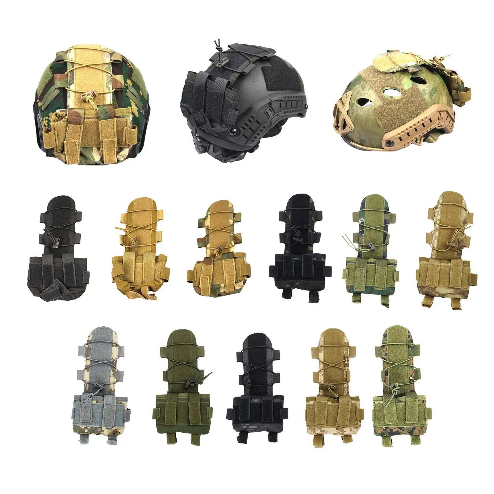 Pouch MK2 Battery Case for Helmet Airsoft Hunting Camo Battery Pouch Combat FAST Helmet Balance Weight Bags - view 6
