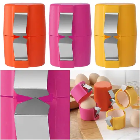 큐브 에그 분리기 에그 오프너, 에그 크래커, 에그 쉘 브레이커, 요리 캠핑용 주방 도구