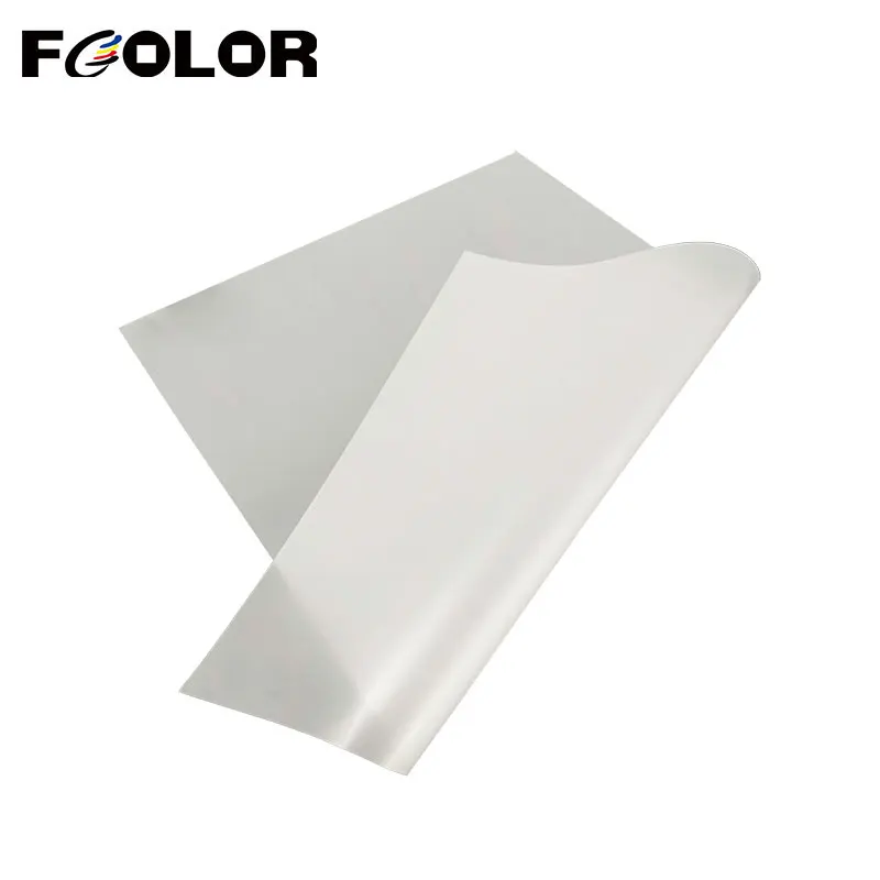 Fcolor 50 arkuszy A4 DTF PET Film do drukarki DTF Direct to T-shirt Folia termotransferowa do drukarki L1800 1390 XP600 A3 DTF