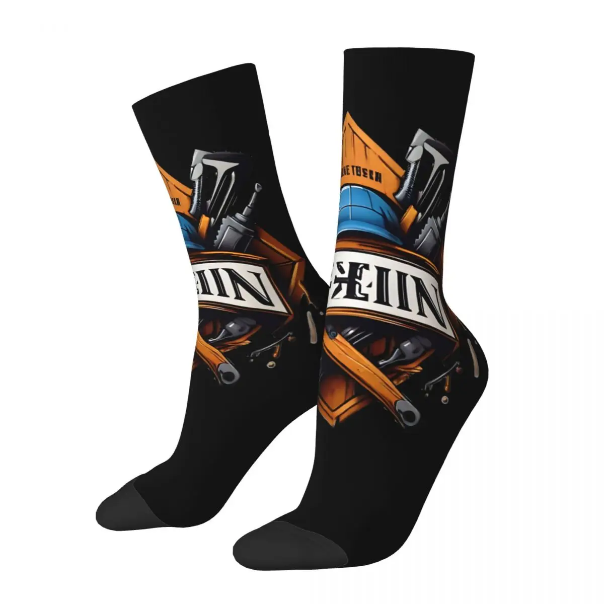 Crazy compression Klein Tools Sticker Sock for Men Vintage Klein Tools Quality Pattern Crew Sock Novelty