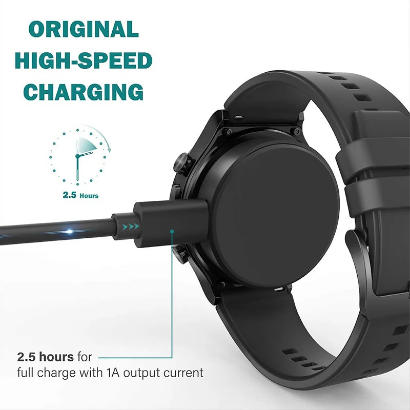 Fast Charging Cable For Huawei Watch 3 GT2 GT3 PRO USB Magnetic Charger For Huawei Watch GT GT2 GT2e Honor Watch GS Pro Magic 2