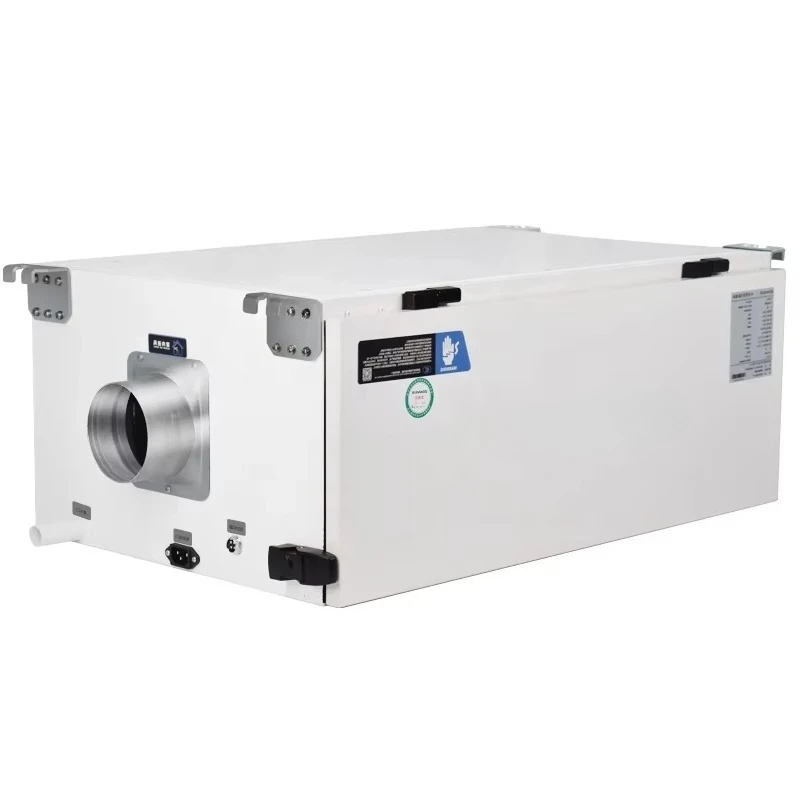 

65L Commercial Ceiling Dehumidifier With LED Display Home Indoor Greenhouse Grow Room Air Purifier Plants Removable Water Tank