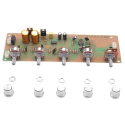 2.0 HIFI AN4558 Audio Preamplifier Bass Midrange Treble Balance Adjustable Audio Preamp Finished Board With Tone Control