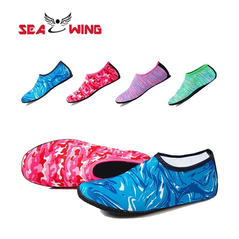 Summer Outdoor Beach Shoes and Socks for Women Swimming Non slip Soft Bottom Quick drying Creeper Socks