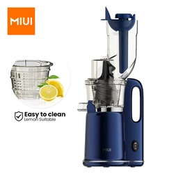 MIUI Cold-Press Juice Extractor Large Inlet Slow Juicer Kitchen Household Fruit/Vegetable Blender FFX Filter Easy to Clean PRO