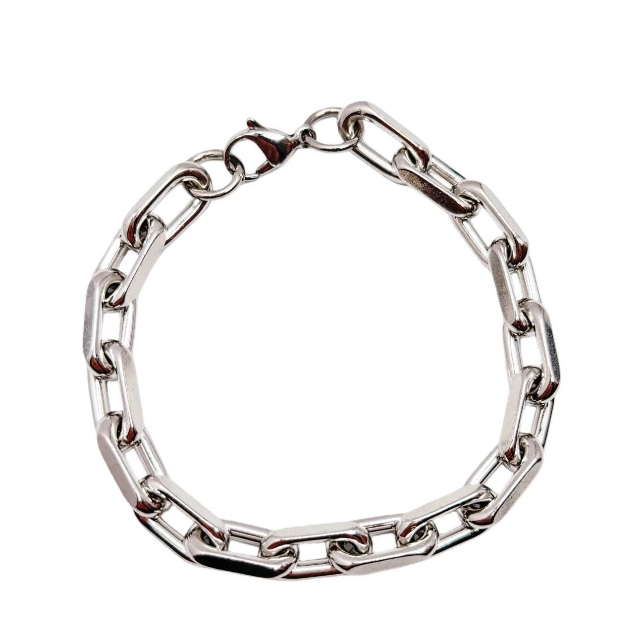 الحد الأدنى سلسلة قلادة قلادة من الفولاذ المقاوم للصدأ سحر فضي اللون واسعة الثقيلة سلسلة الشرير صديقها هدية الأزواج المجوهرات