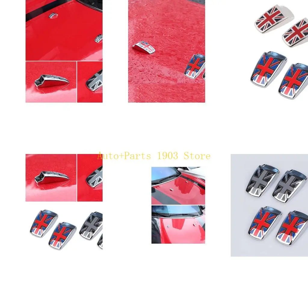 E21C 2Pcs Car Windscreen Washer Wiper Blade Water Nozzle for MINI for Cooper R55 R56