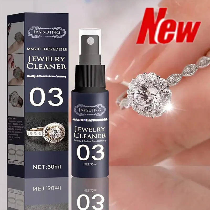 Watch Jewelry Cleaning Solution Tarnish Remover Stain-free Watch Smooth Diamonds Gold Jewelry Clean Liquid Polishing Spray Kits