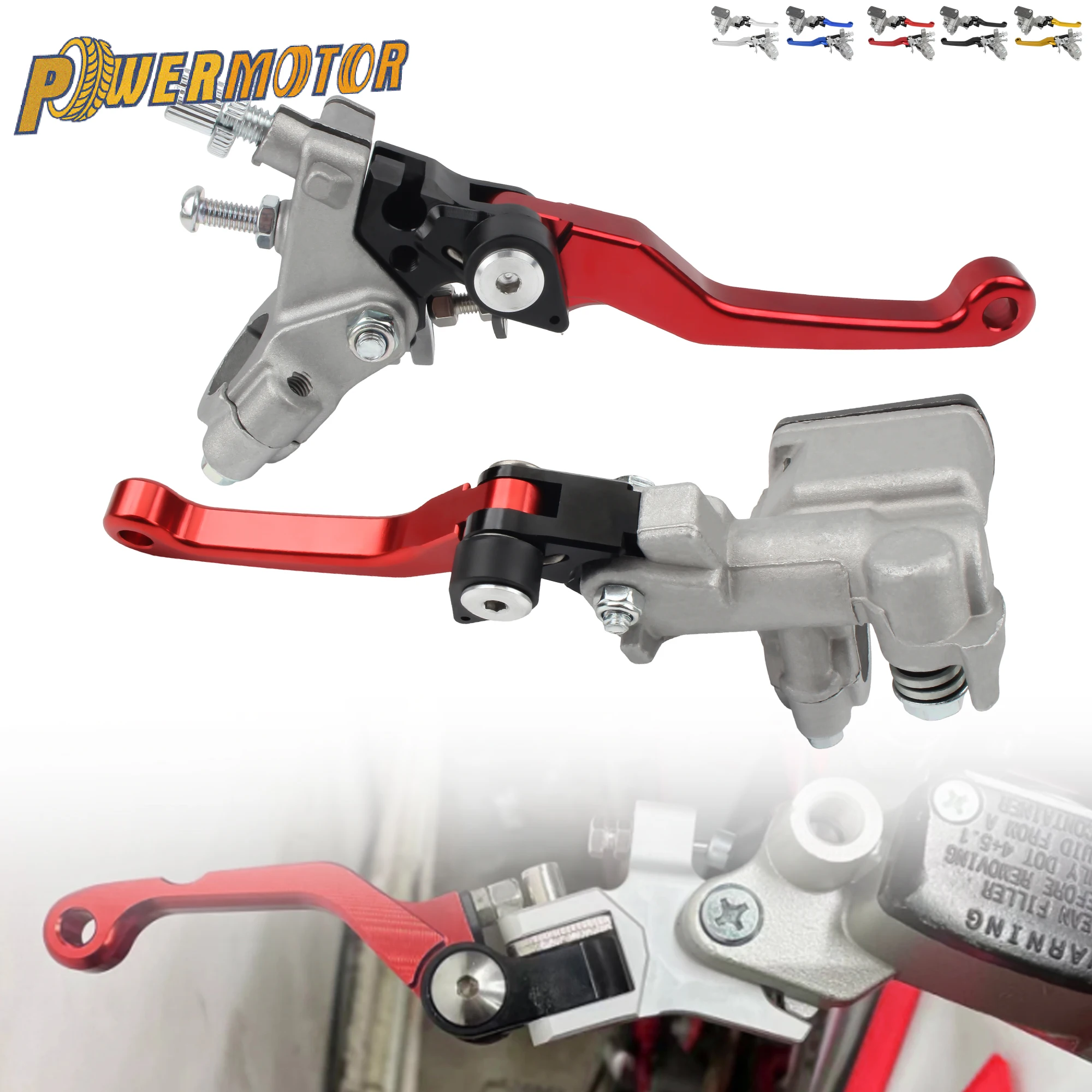 Cilindro Maestro de Freno Delantero y Palanca de Embrague para Motocicletas Suzuki Honda CR CRF 80 85 125 150 230 250 300 450R L X RX Dirt Bike