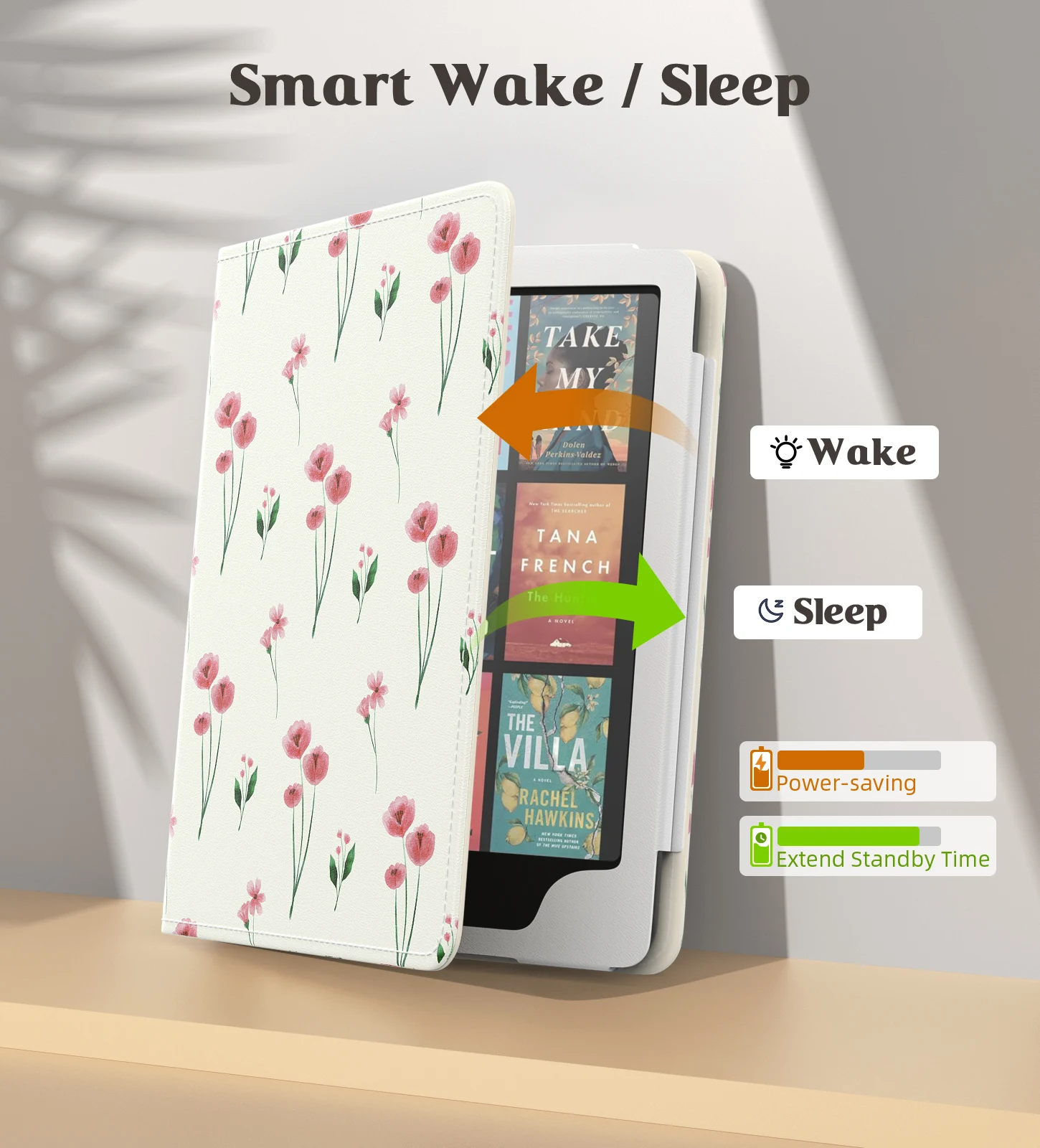 Etui MoKo do Kindle Paperwhite 7"/6,8" (12./11. generacji-2024/2021) i Kindle Colorsoft Signature Edition, wąska obudowa z PU — zdjęcie produktu 5