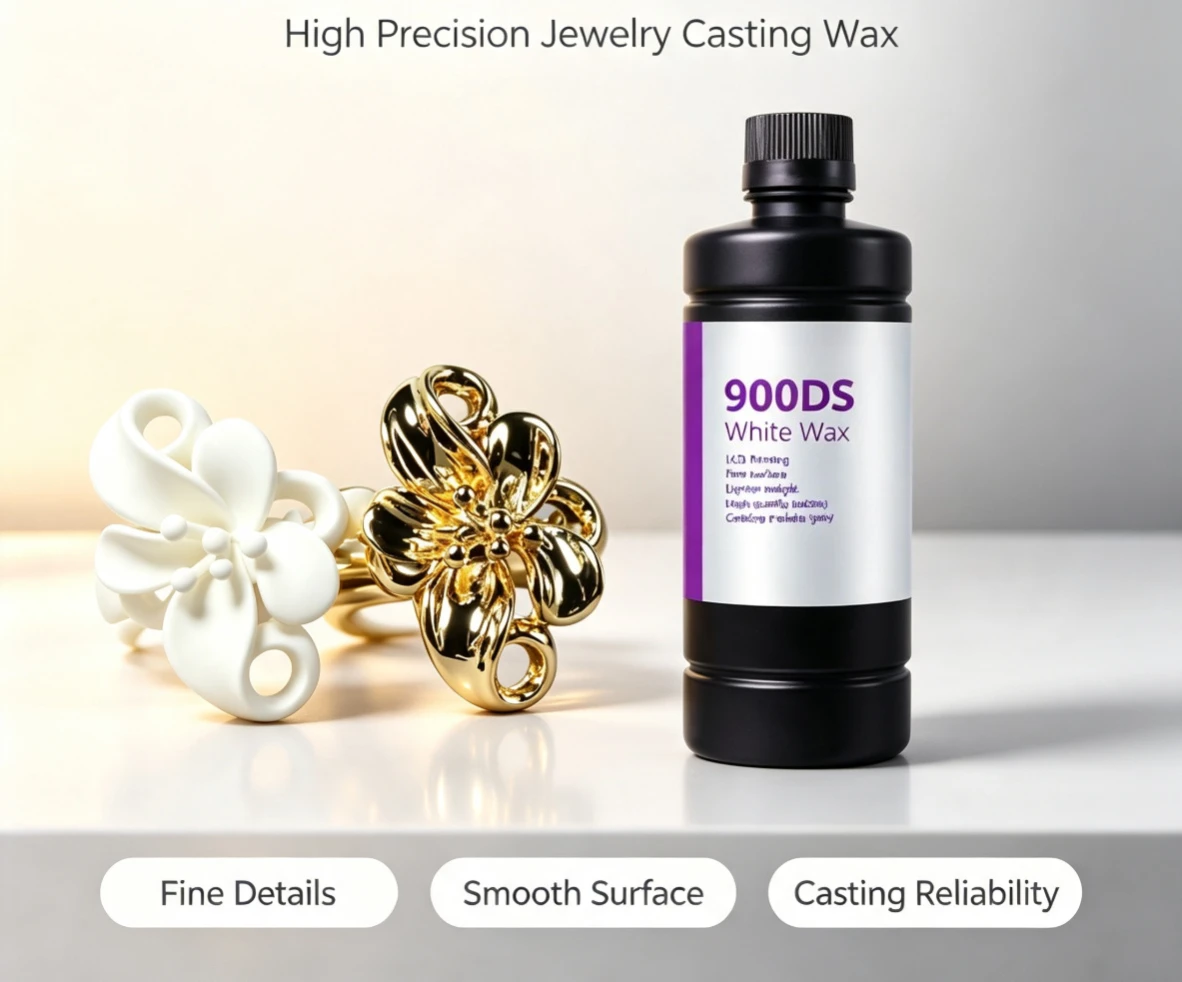 1KG 900DS 405nm UV Weißes Wach – Jewelry Making With 3D Printer Bewertung und Preis