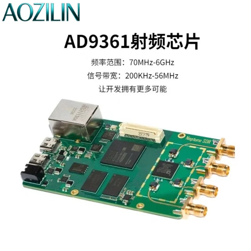 AOZILIN K210-AD9361 Software Defined Radio SDR, ZYNQ7020 FPGA Board, Support AD9363 Openwifi & UHD RF Development