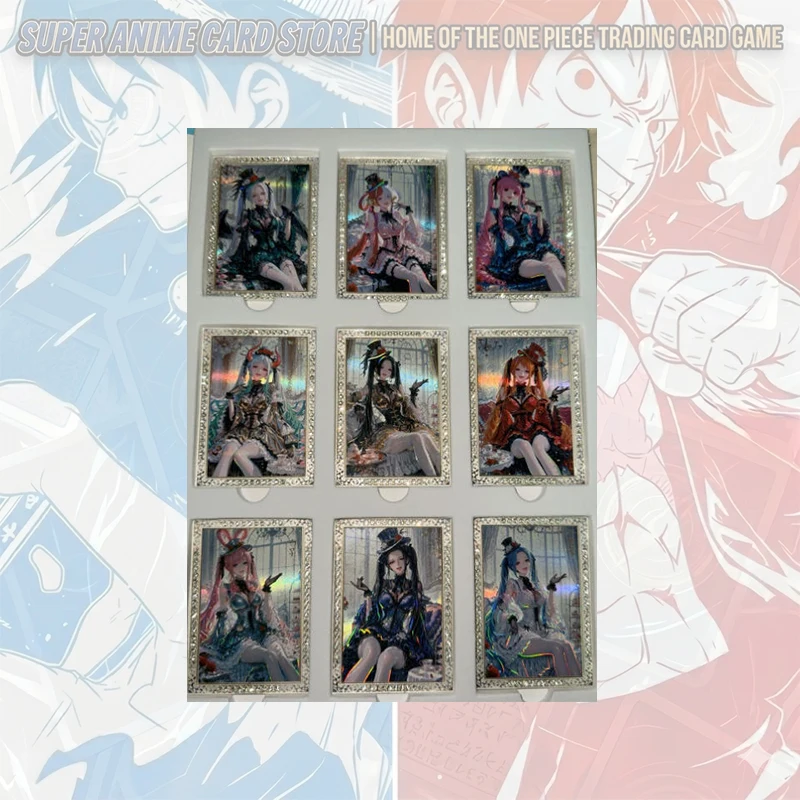 Japanese Anime ONE PIECE Metal Cards Nefertari D. Vivi Boa Hancock Nico Robin Yamato NAMI Shirahoshi Perona Collectible Cards