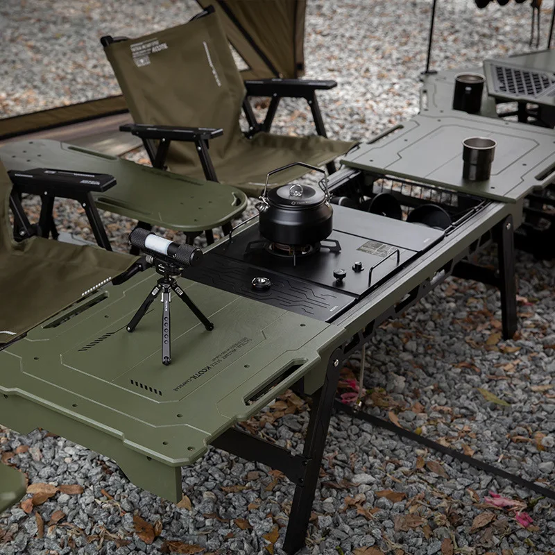 Mir de rangement pliant en alliage d'aluminium léger, panneau de planche, accessoires de table IGT, camping