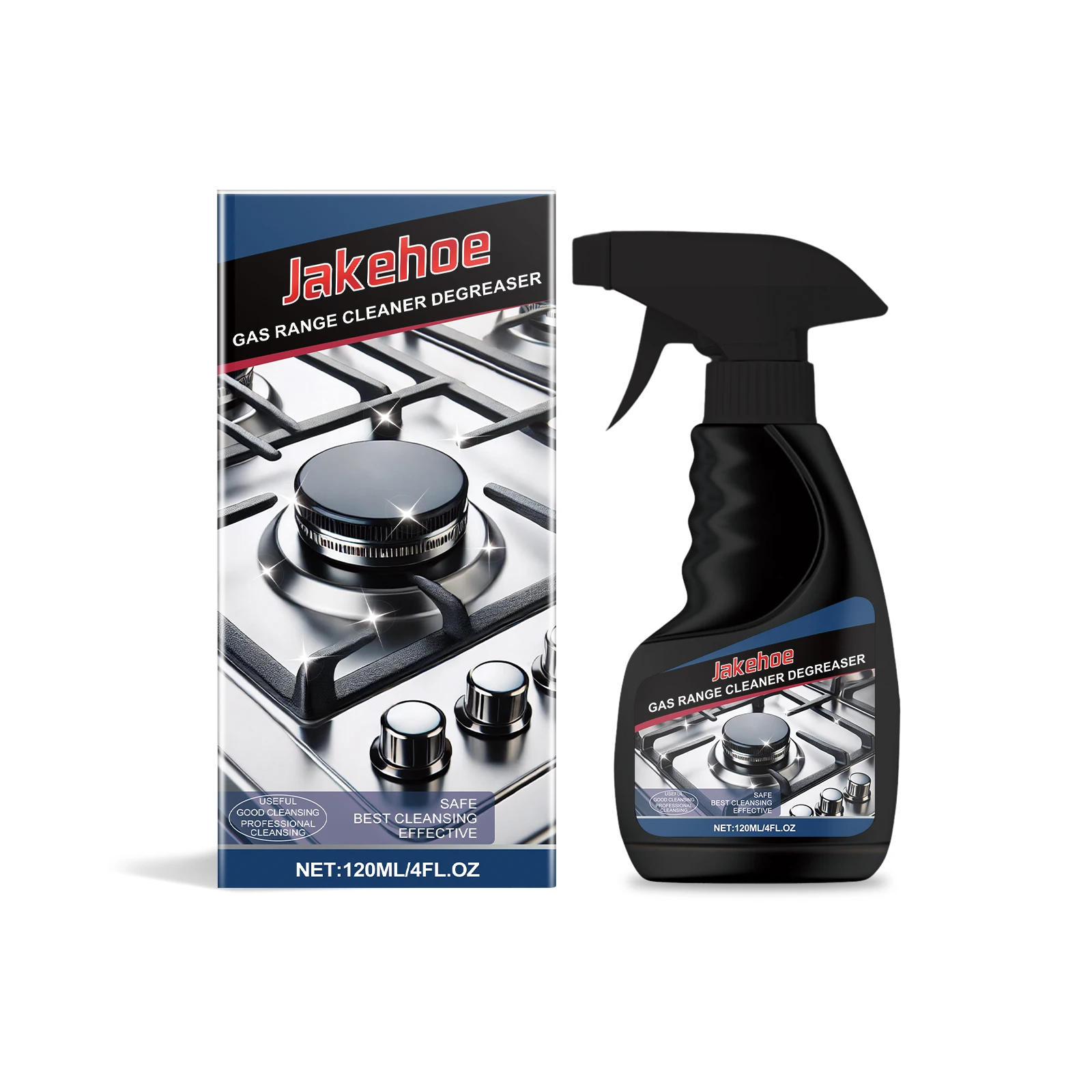 Gas Stove Cleaner Multipurpose Degreaser Quickly Dissolve Stubborn Grease Food Residue Limescale Kitchen Cooktop Bright Clean