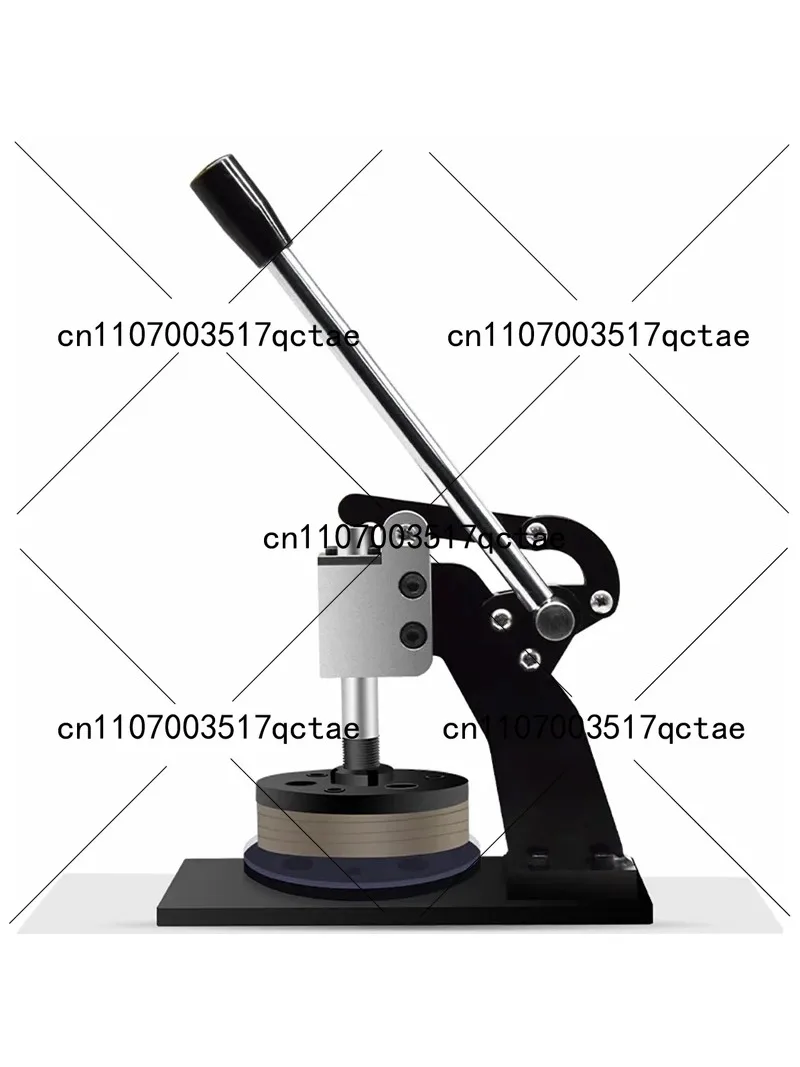 Manual 100CM2 Hand-Pressed Circular Samplercutting Machine 112MM Diameter for Film Paper Cloth Sampling
