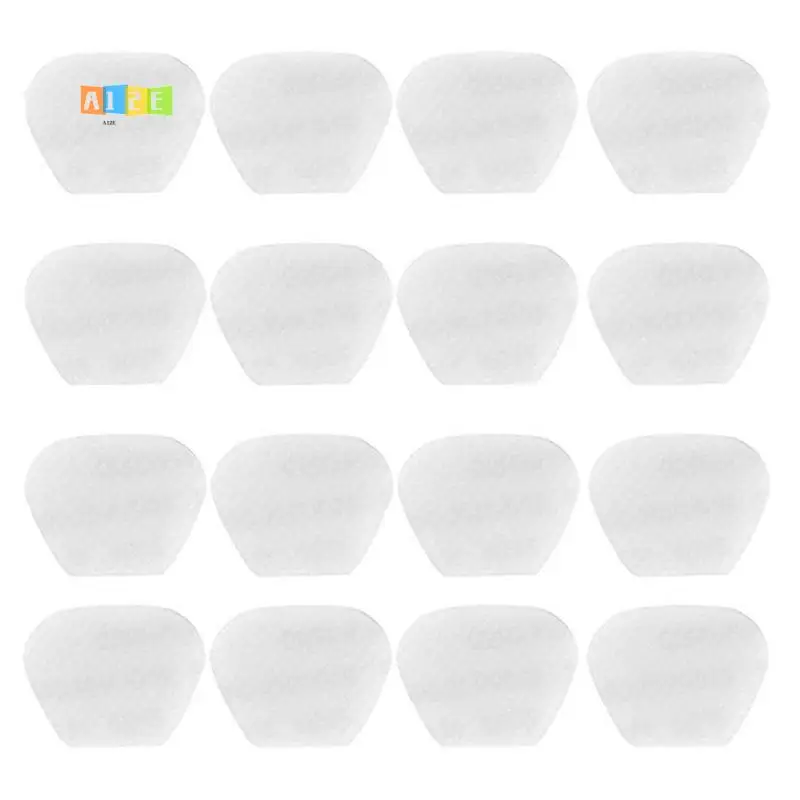 A12E-16Pcs Transparent Anti-Slip Guitar Pick Grip Stickers Silicone Adhesive Paddle Enhancers Guitar Pick Accessories