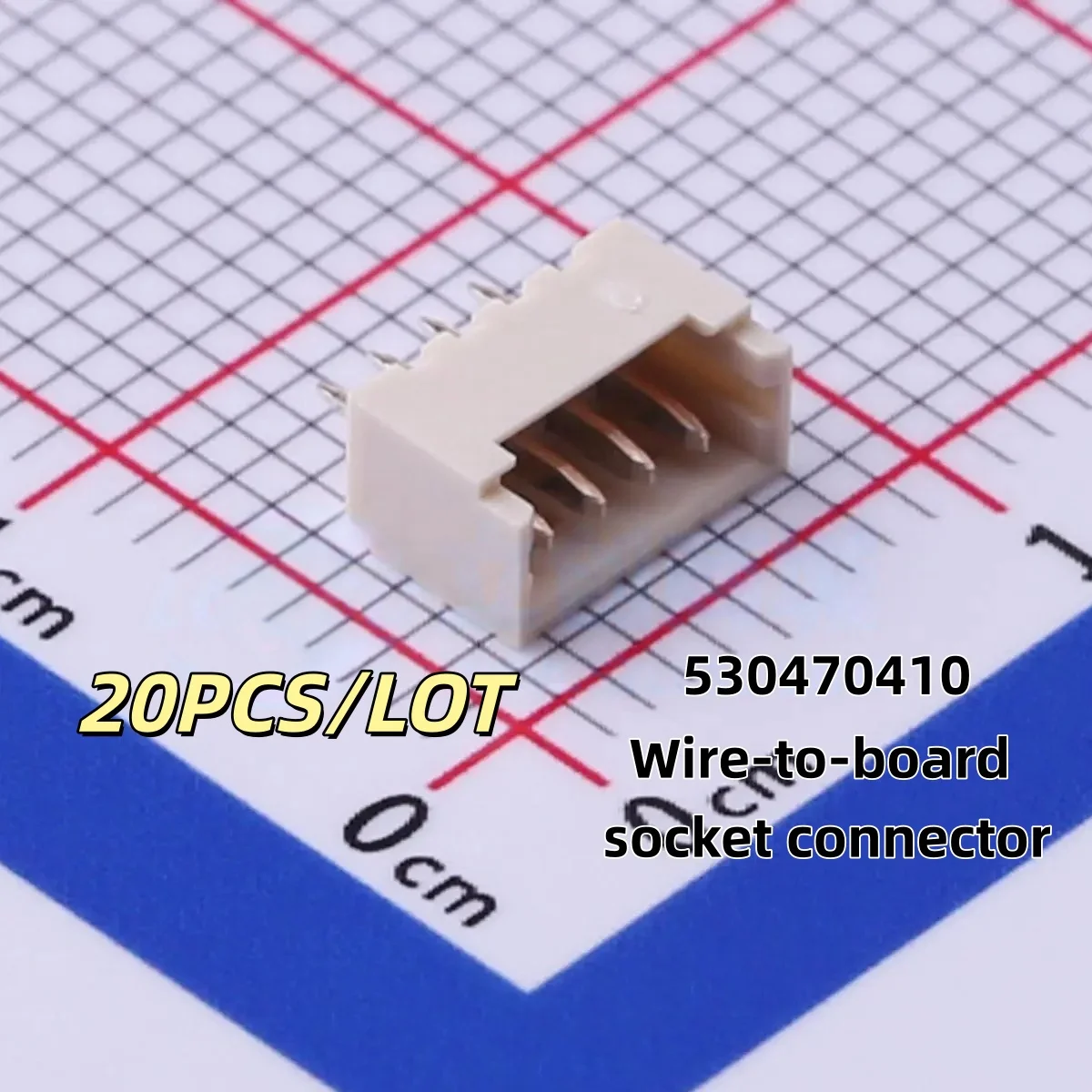 

20 шт./лот 530470410 53047-0410 0530470410 4PIN P = 1,25 мм разъем «провод к плате», новый и оригинальный