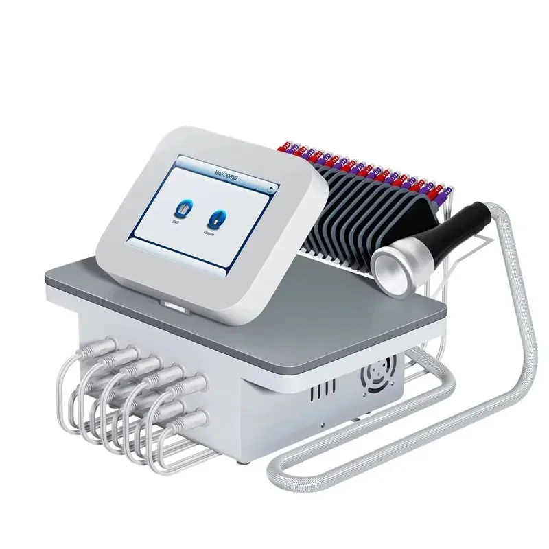 Wholesale EMS Physiotherapy Muscle Stimulator Digital Tens Sculpting Machine Vacuum Infrared Heating Weight Loss Slimming Device
