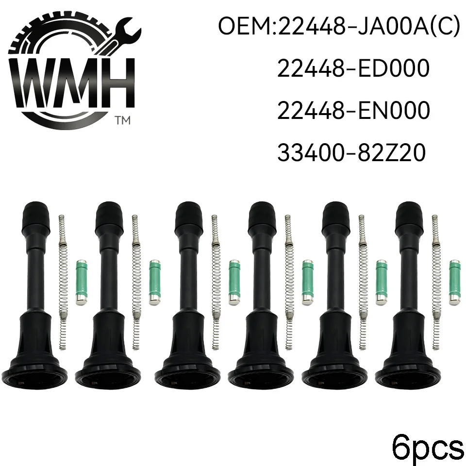 

6 шт. автомобильные аксессуары Oem 22448-ED000, 22448-JA00A, 22448-JA00C резиновая катушка зажигания подходит для Nissan Sentra Infiniti Altima Rogue