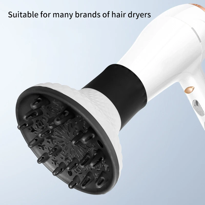 Universal Hair Dryer Diffuser For Curly Wavy Hair Blow Dryer Attachment For Dryer Nozzle Dry Hair Evenly Hair Care Tool