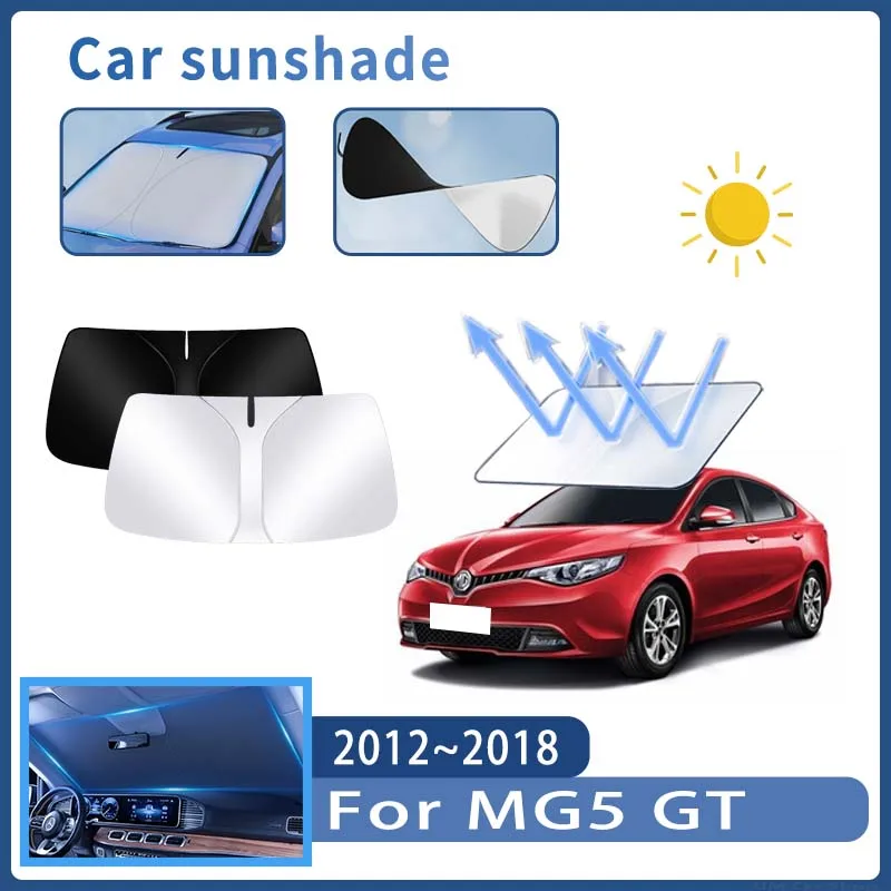 

Foldable Car Sun Visor For MG5 GT 2012~2018 2016 MK1 Front Windshield Sunshade Heat Insulation Summer Cooling Auto Accessories