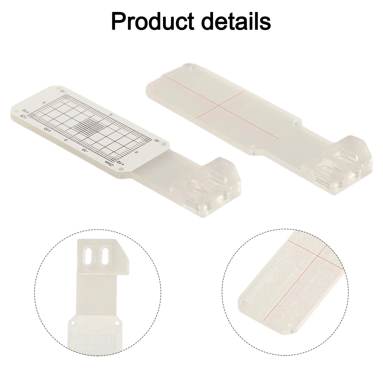 Accurate Detection Construction Sites Acrylic Crack Gauge Crack Detection Device Advanced Technology Horizontal Crack Motion