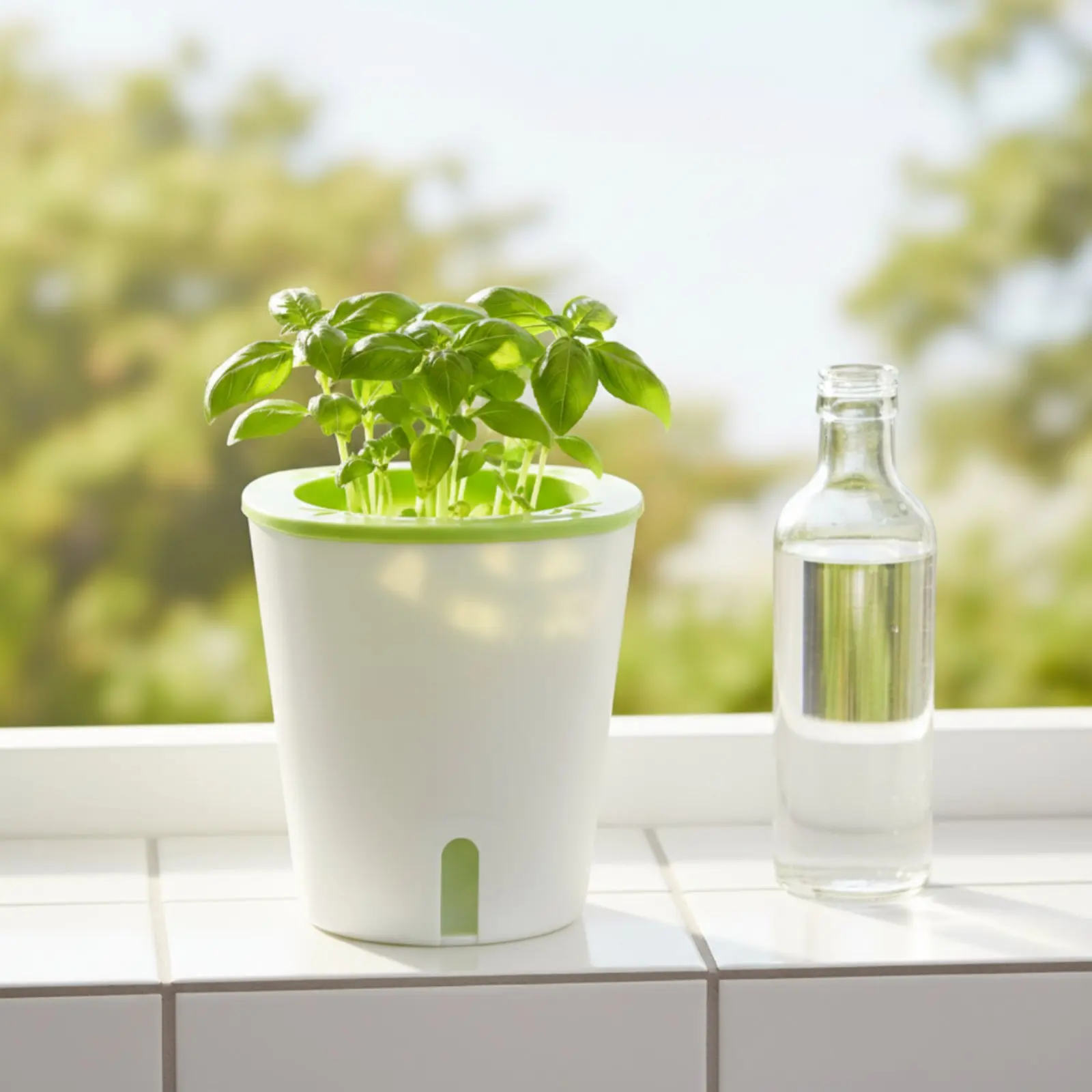 Self Watering Planter Large Size Self Watering Pot Water Reservoir Planter Hydroponic Garden Container Lightweight for Outdoor view 6