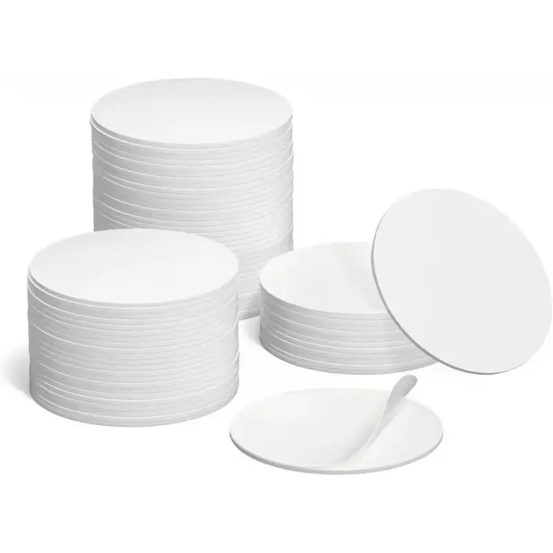 NTAG215 Round PVC NFC Stickers 25mm 1Inch 504Byte 13.56MHz Rewritable Tags for Android NFC Enabled Devices