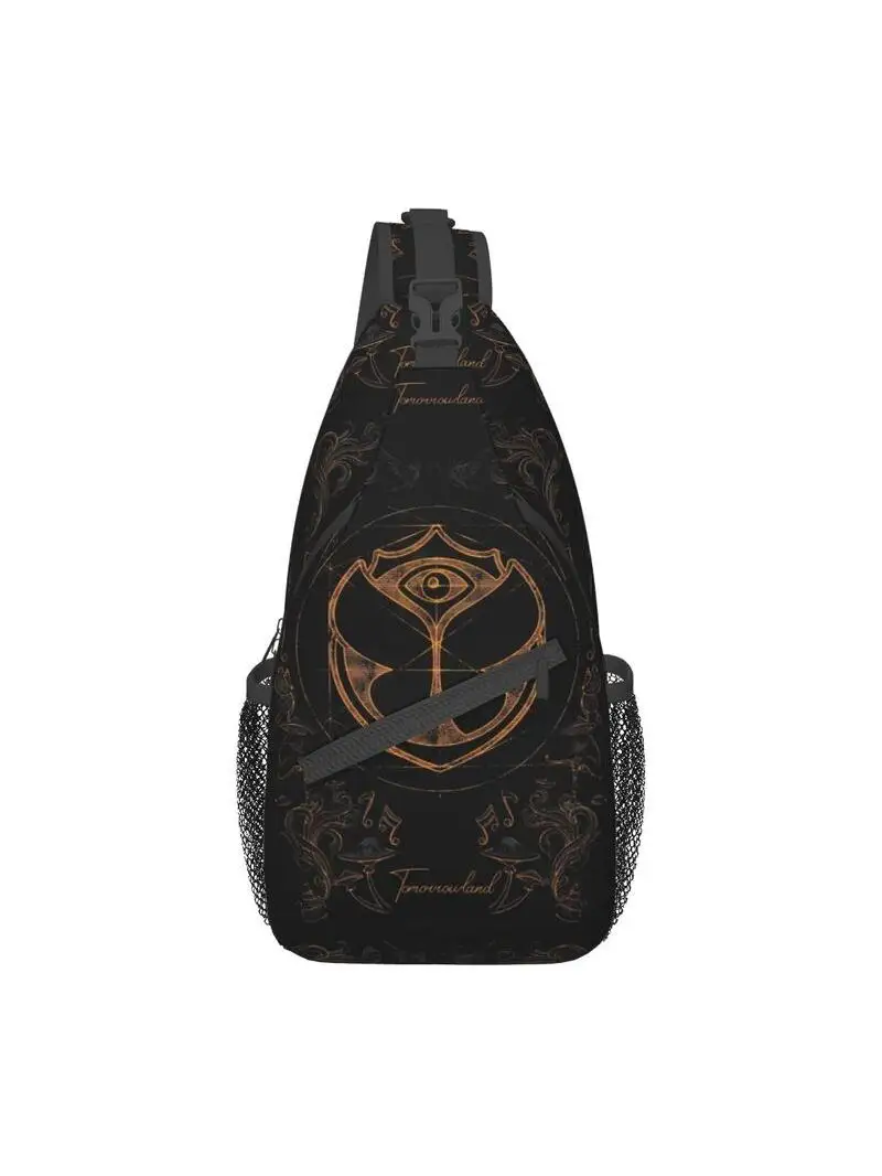 AliExpress Custom Music Festival Tomorrowland Sling Bag for Men Fashion Shoulder Chest Crossbody Backpack Cycling Camping Daypack