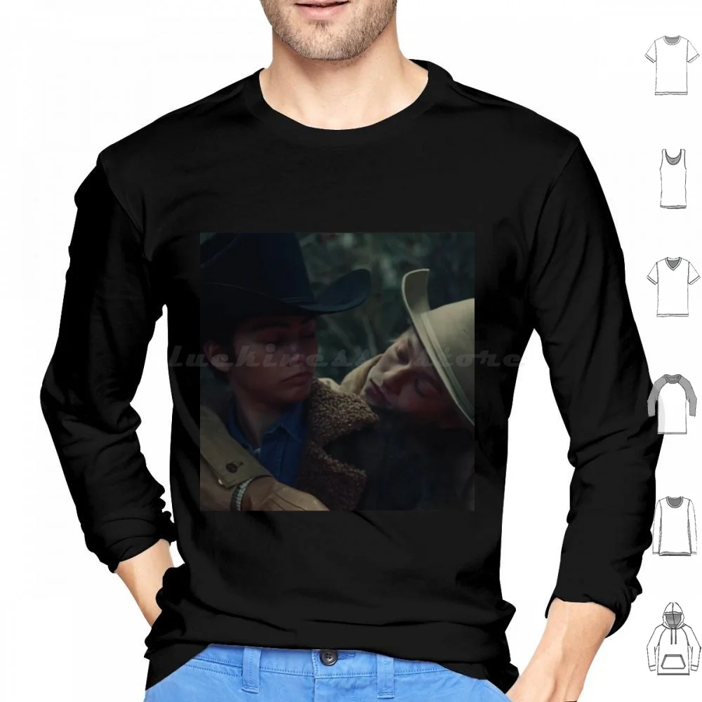 Jules And Rue Brokeback Mountain Sudadera con capucha de algodón de manga larga Euphoria Zendaya Rue Bennet Hbo Rue Hunter Schafer Jacob Elordi