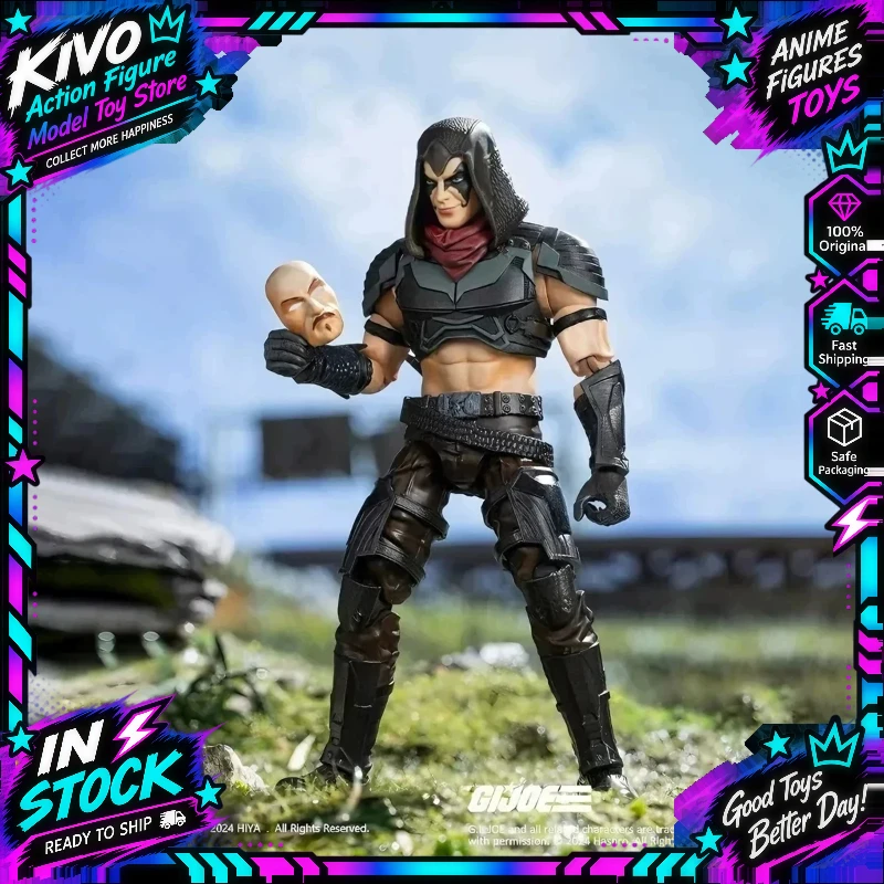 In Stock HIYA 1/18 Hooded Mercenary Tactical Military Action Figure Disguise Master Mask Prop Toy