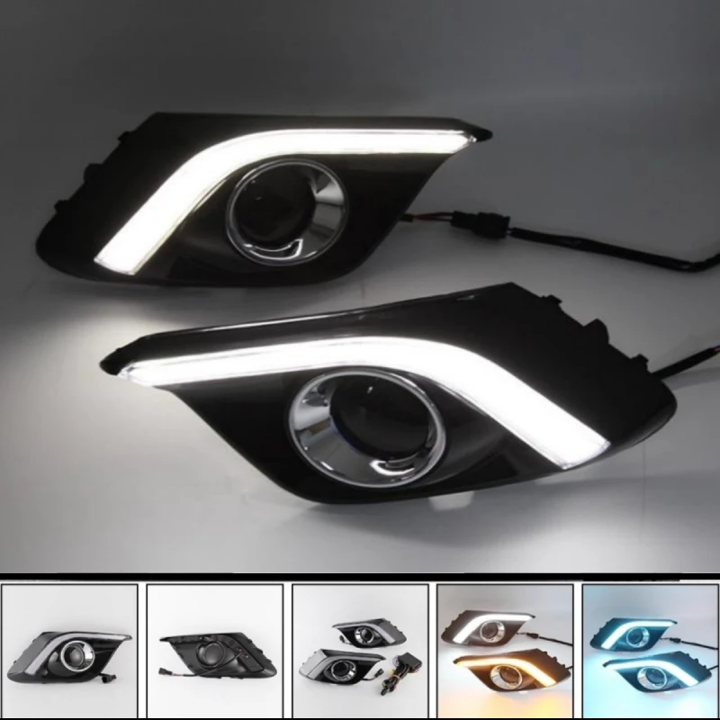 

Fog Lamp for Mazda3 Axela 2014 2015 2016 Modified Led Daytime Running Light Turn Signal Front Bumper Light