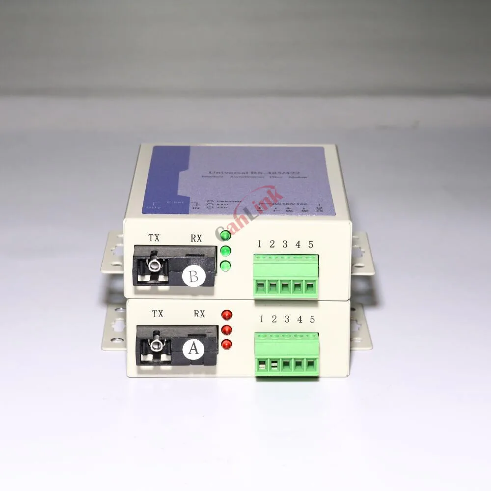 1Pair SC RS485 Bidirectional Data Optical Media Converter RS485 Communication Equipment Fiber Transceiver