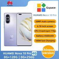 Huawei Nova 10 Pro 4G Mobile Phone 6.78 Inch OLED Screen HarmonyOS 2.0 Octa Core 4500mAh Fast Charging 100W Smartphone usedphone