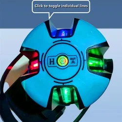 Laser Level 5 Lines 6 Points Purple Blue Green Red Automatic Self Leveling 360 Horizontal Vertical Cross Laser Beam Line