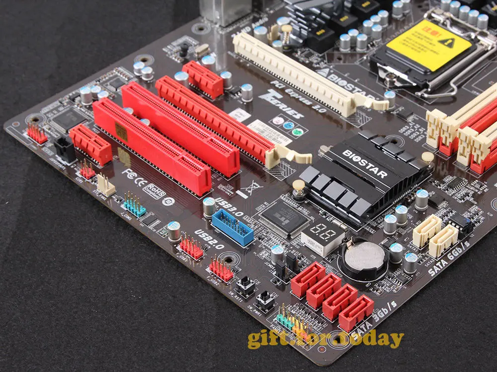 Carte mère originale pour Biostar TZ77A Intel Z77, LGA 1155 DDR3