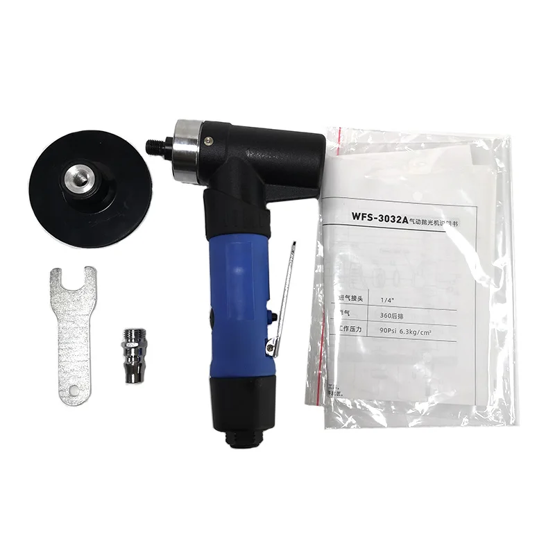 1/4 Air Angle Sander 3 Inch Rail Grinder Hand-Held Pneumatic Tool For Polishing And Grinding,Automobile Polishing Machine