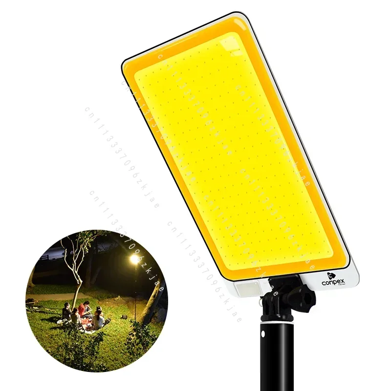 360 Light Portable DC 12V LED Telescopic Rod Dual Color Lighting Outdoor Camp Lamp Camping Light