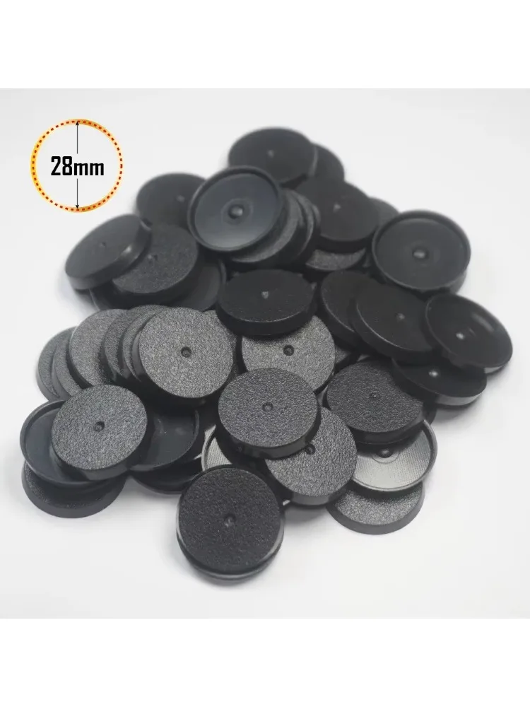 Bases rondes de 28 mm pour miniatures de jeu et jeux de table