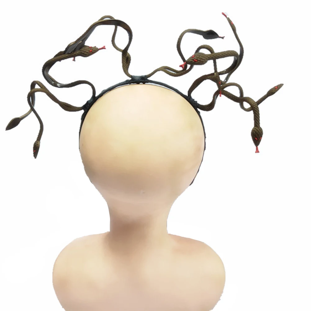 

Обруч в форме змеи, обруч для волос на Хэллоуин, повязка на голову, головной убор на Хэллоуин, аксессуары для вечеринок, эластичный размер, уникальный праздничный