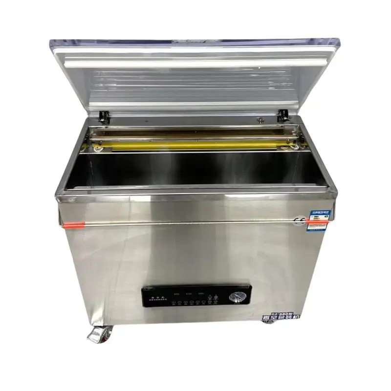 2026 Newest Semi-Automatic Vacuum Sealing Packaging Machine for Wet Dry Foods Meat Steak Salmon Seafood Mushroom Rice Sealing