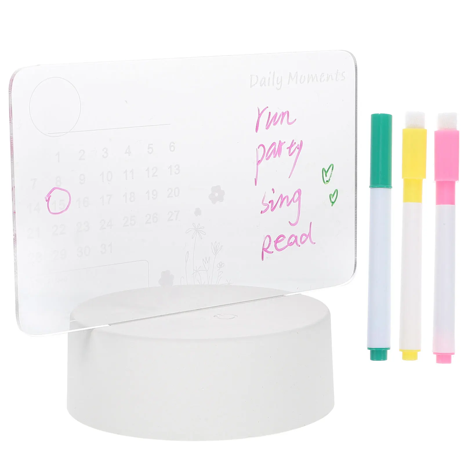 

Colorful Night Night Light For Kids Room DIY Calendar Touch Mini USB Dimmable Adjustable Nursery Kids Room Hallway Kitchen Small