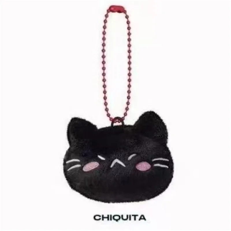 New Kpop Cartoon Mini 6cm Plush Pendant Korean RUKA ASA Lovely Keychains Bag Keyring Holder Charm Jewelry Accessory Student Gift