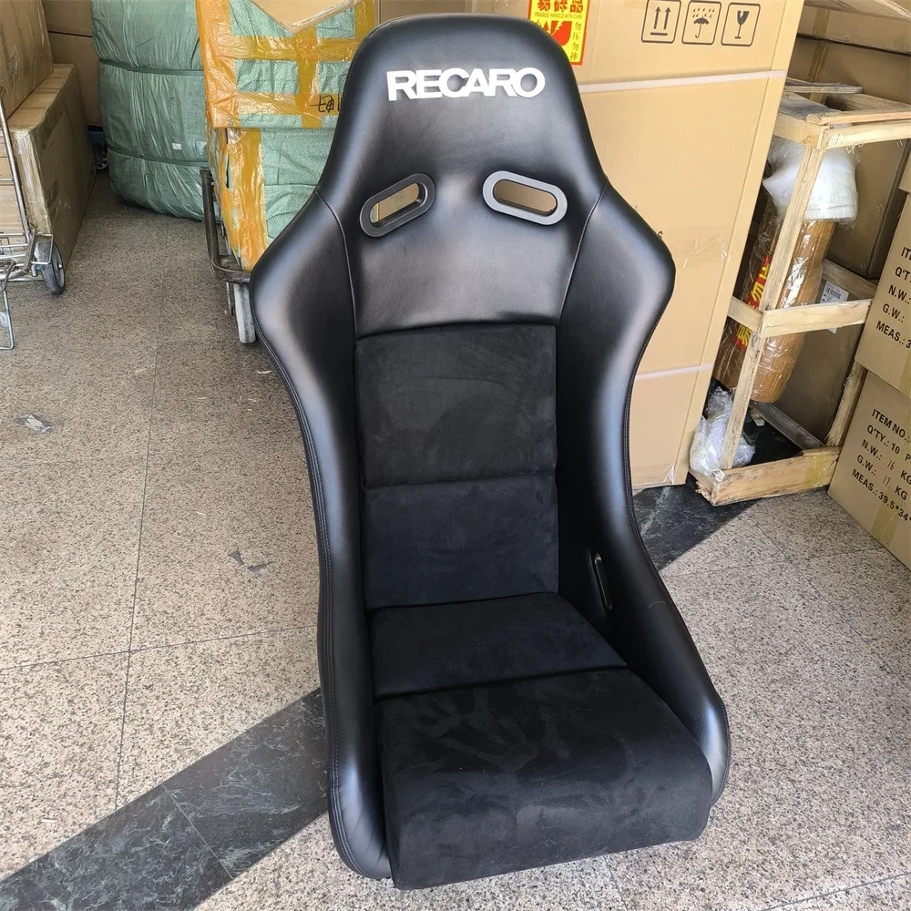 RECARO Car Seat L SizeAdjustable Racing Seat Universal For Sport Car Simulator Bucket Seats Black Braid Car Interior Accessories